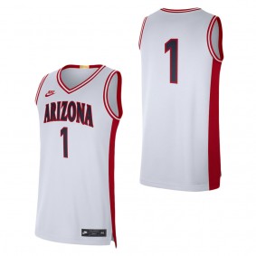 #1 Arizona Wildcats Nike Limited Retro Jersey White