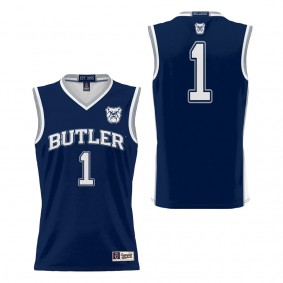 #1 Butler Bulldogs ProSphere Basketball Jersey Navy