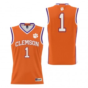 #1 Clemson Tigers ProSphere Basketball Jersey Orange