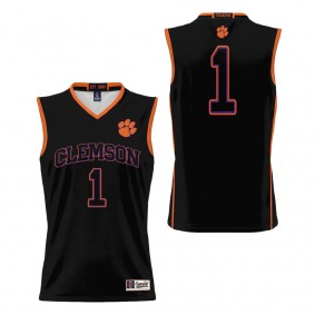 #1 Clemson Tigers ProSphere Youth Basketball Jersey Black