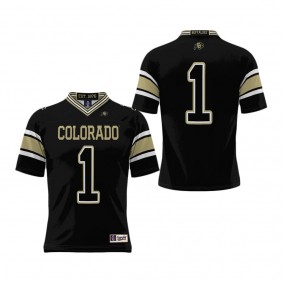 #1 Colorado Buffaloes ProSphere Youth Endzone Football Jersey Black