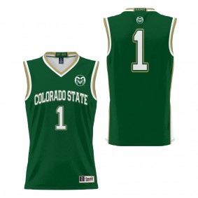 #1 Colorado State Rams ProSphere Basketball Jersey Green