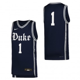 #1 Duke Blue Devils Nike Youth Icon Replica Basketball Jersey Navy