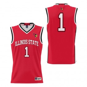 #1 Illinois State Redbirds ProSphere Basketball Jersey Red