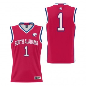 #1 South Alabama Jaguars ProSphere Youth Basketball Jersey Red