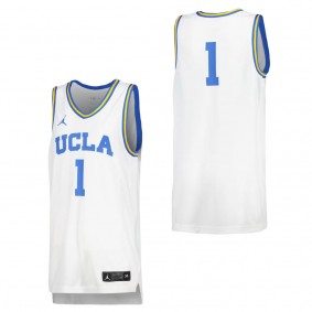 #1 UCLA Bruins Jordan Brand Unisex Women's Basketball Replica Jersey White