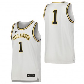 #1 Villanova Wildcats Nike Replica Basketball Jersey White