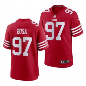 San Francisco 49ers Nick Bosa Game Jersey #97 Scarlet 2022-23 Uniform