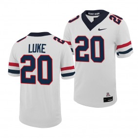 Arizona Wildcats Rayshon Luke Jersey 2022-23 Untouchable Game White #20 Football Men's Shirt
