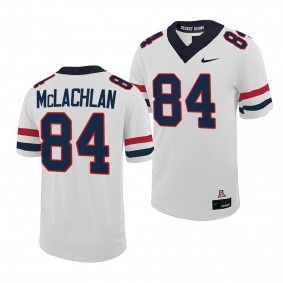 Arizona Wildcats Tanner McLachlan Jersey 2022-23 Untouchable Game White #84 Football Men's Shirt