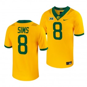 Ben Sims Baylor Bears #8 Gold Jersey 2022-23 Untouchable Game Men's Football Uniform