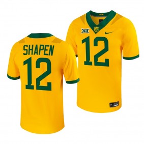 Blake Shapen Baylor Bears #12 Gold Jersey 2022-23 Untouchable Game Men's Football Uniform