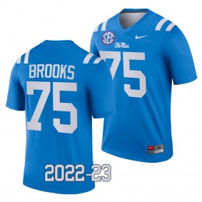 Mason Brooks Ole Miss Rebels 2022-23 College Football Legend Jersey Men's Powder Blue #75 Uniform