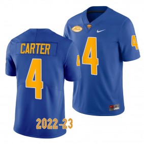 Daniel Carter Pitt Panthers 2022-23 Limited Football Jersey Men's Royal #4 Uniform