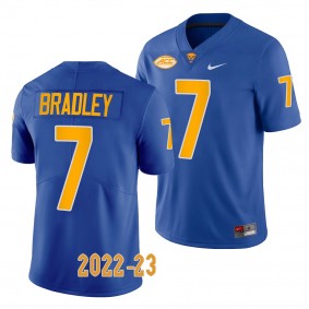 Jaden Bradley Pitt Panthers 2022-23 Limited Football Jersey Men's Royal #7 Uniform