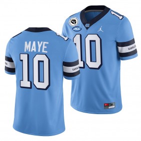 Drake Maye North Carolina Tar Heels 2022-23 College Football Jersey Men's Blue #10 Uniform