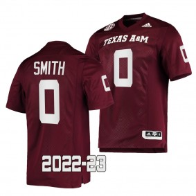 Ainias Smith Texas Aggies 2022-23 College Football Jersey Men's Maroon #0 Uniform