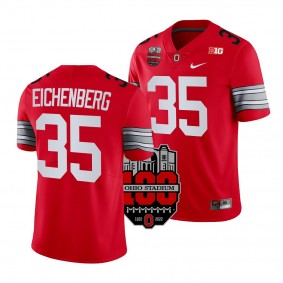 100th Anniversary Ohio State Buckeyes Tommy Eichenberg #35 Scarlet Men's Woody Football Jersey