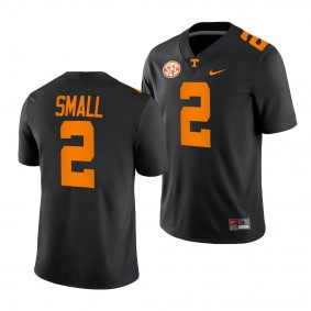 Jabari Small Tennessee Volunteers 2022 College Football Alternate Jersey Men's Black #2 Uniform