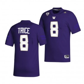 Bralen Trice Washington Huskies 2022 College Football NIL Replica Jersey Men's Purple #8 Uniform