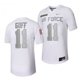 Air Force Falcons Rivalry Football Camby Goff #11 White Men's Legacy Series Jersey