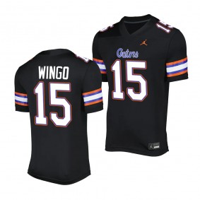 Derek Wingo Florida Gators Alternate Game #15 Jersey Men's Black 2023 Salute To Service Uniform