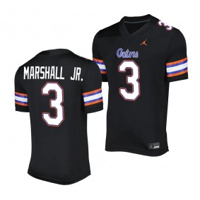 Jason Marshall Jr. Florida Gators Alternate Game #3 Jersey Men's Black 2023 Salute To Service Uniform