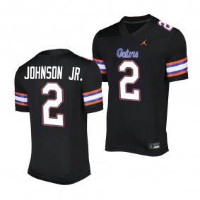 Montrell Johnson Jr. Florida Gators Alternate Game #2 Jersey Men's Black 2023 Salute To Service Uniform