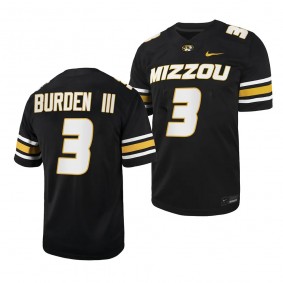 Missouri Tigers Luther Burden III NIL Football Jersey #3 Black 2023 Game Uniform