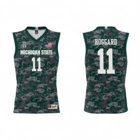 A.J. Hoggard Michigan State Spartans ProSphere 2022 Carrier Classic Jersey Green