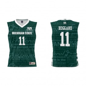 A.J. Hoggard Michigan State Spartans ProSphere Youth 2022 Title IX Jersey Green