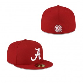 Alabama Crimson Tide 59FIFTY Fitted Red Hat