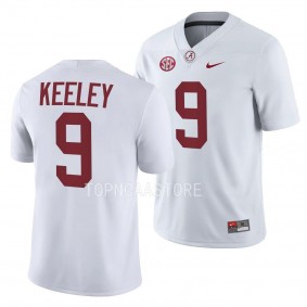 Alabama Crimson Tide Keon Keeley College Football 2023 5-star Jersey White