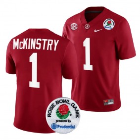Alabama Crimson Tide 2024 Rose Bowl Kool-Aid McKinstry #1 Crimson Men's College Football Playoff Jersey