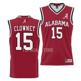 Alabama Crimson Tide Noah Clowney College Basketball Jersey Youth Crimson
