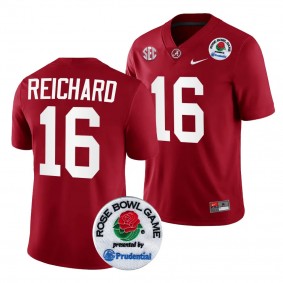 Alabama Crimson Tide 2024 Rose Bowl Will Reichard #16 Crimson Men's College Football Playoff Jersey