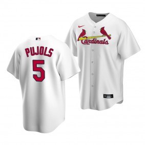 St. Louis Cardinals Albert Pujols Replica White #5 Jersey Home