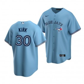 Alejandro Kirk Toronto Blue Jays #30 Powder Blue Replica Alternate Jersey