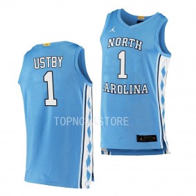 Alyssa Ustby Women's Basketball 2022-23 Jersey Blue