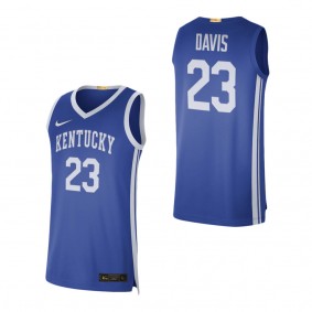 Anthony Davis Kentucky Wildcats Limited Basketball Jersey Royal
