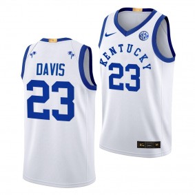 2022 Big Blue Bahamas Kentucky Wildcats #23 Anthony Davis White Alumni Jersey