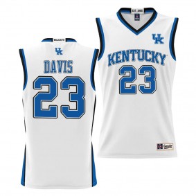 Anthony Davis #23 Kentucky Wildcats NIL Basketball Lightweight Jersey White