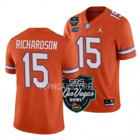 Florida Gators Anthony Richardson Orange 2022 Las Vegas Bowl Alternate Football Tee