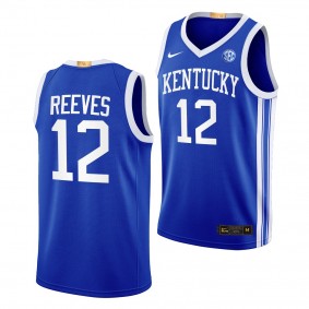 Antonio Reeves Kentucky Wildcats #12 Blue Away Jersey 2022-23 Elite Basketball
