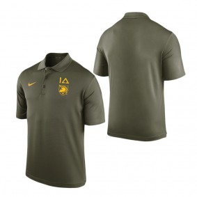 Army Black Knights 1st Armored Division Old Ironsides Rivalry Varsity Polo Olive