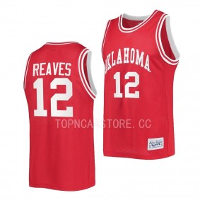 Oklahoma Sooners Austin Reaves Crimson #12 Retro Jersey Alumni Basketball