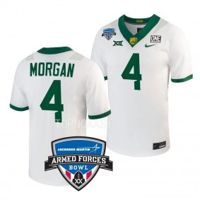 Baylor Bears 2022 Armed Forces Bowl Christian Morgan #4 White Men's Football Jersey