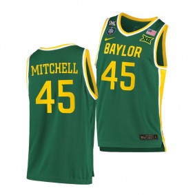 Baylor Bears Davion Mitchell 2021 NCAA National Champion Green Jersey