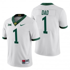 Baylor Bears Greatest Dad White Jersey 2022 Fathers Day Gift