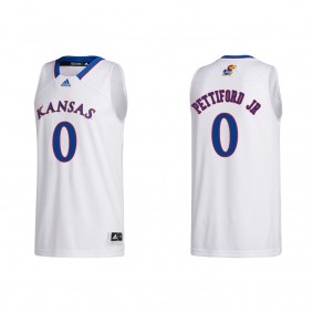Bobby Pettiford Jr. Kansas Jayhawks adidas College Basketball Jersey White